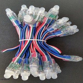 50 led đúc F8 7 màu 5v