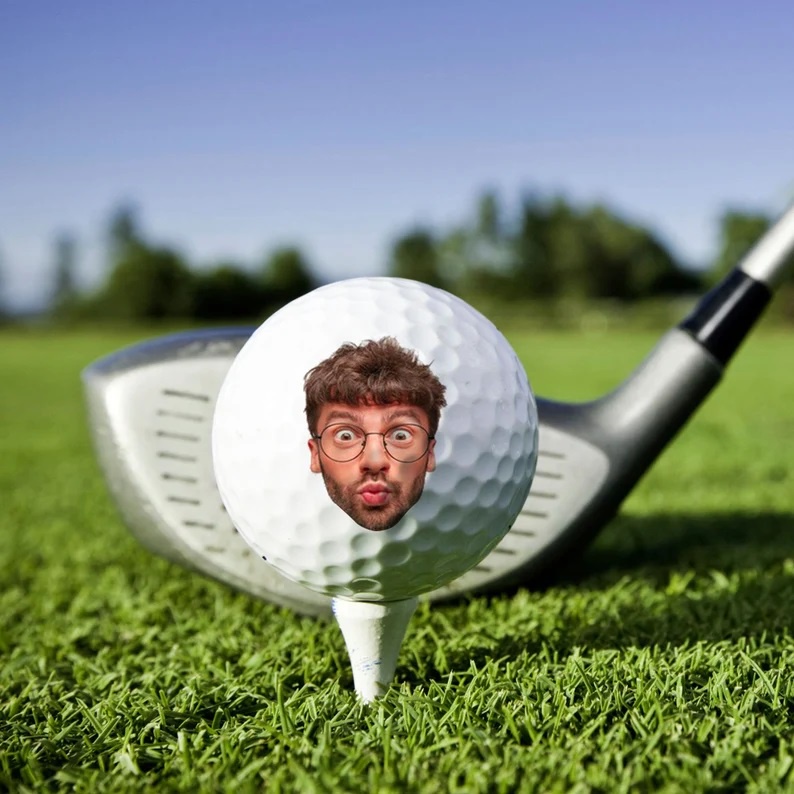 Quả bóng golf Thegioipuzzle in hình theo yêu cầu chất liệu cao cấp