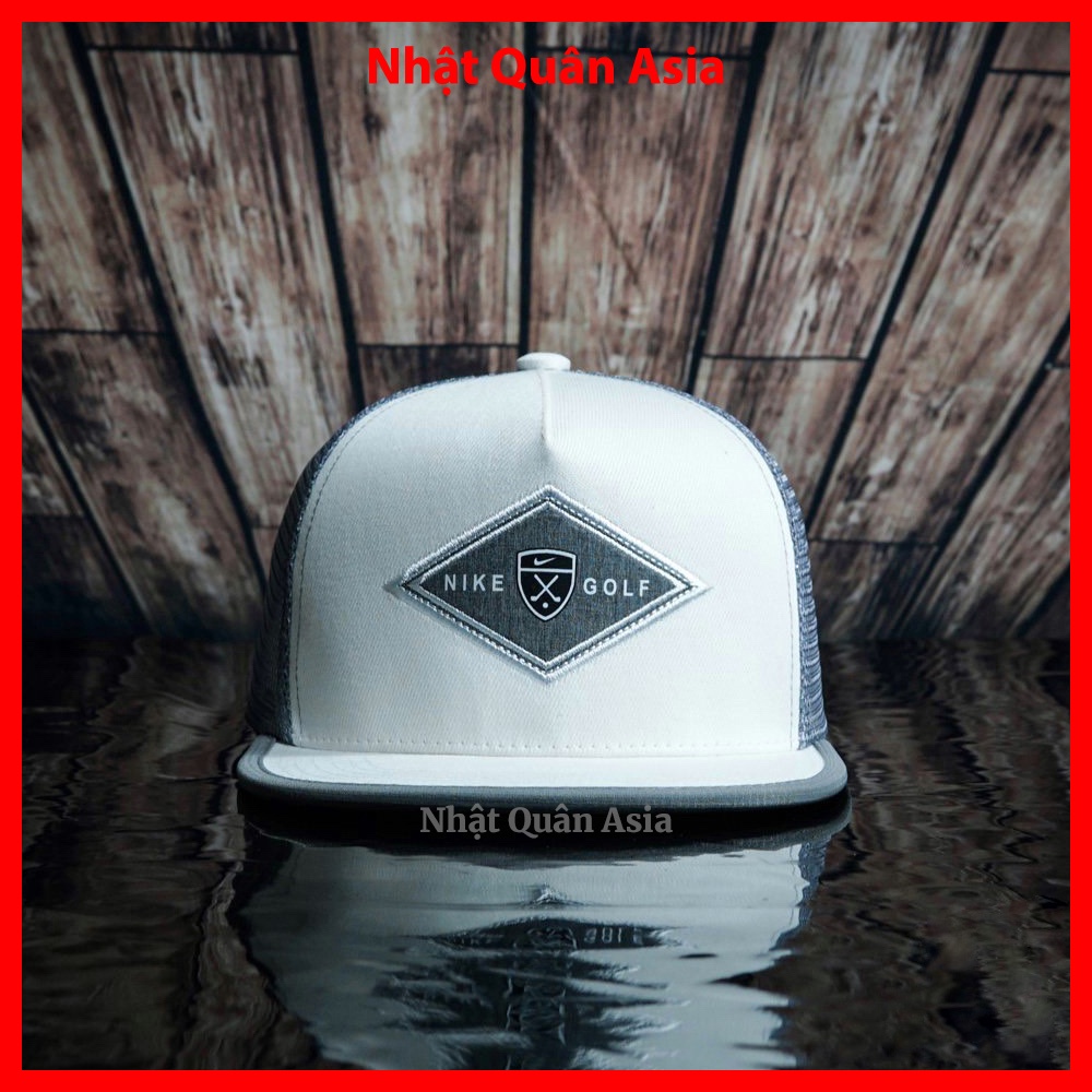 Nón lưỡi trai Nike Golf trắng / xanh phối lưới snapback - Nhật Quân Asia nhatquanasia