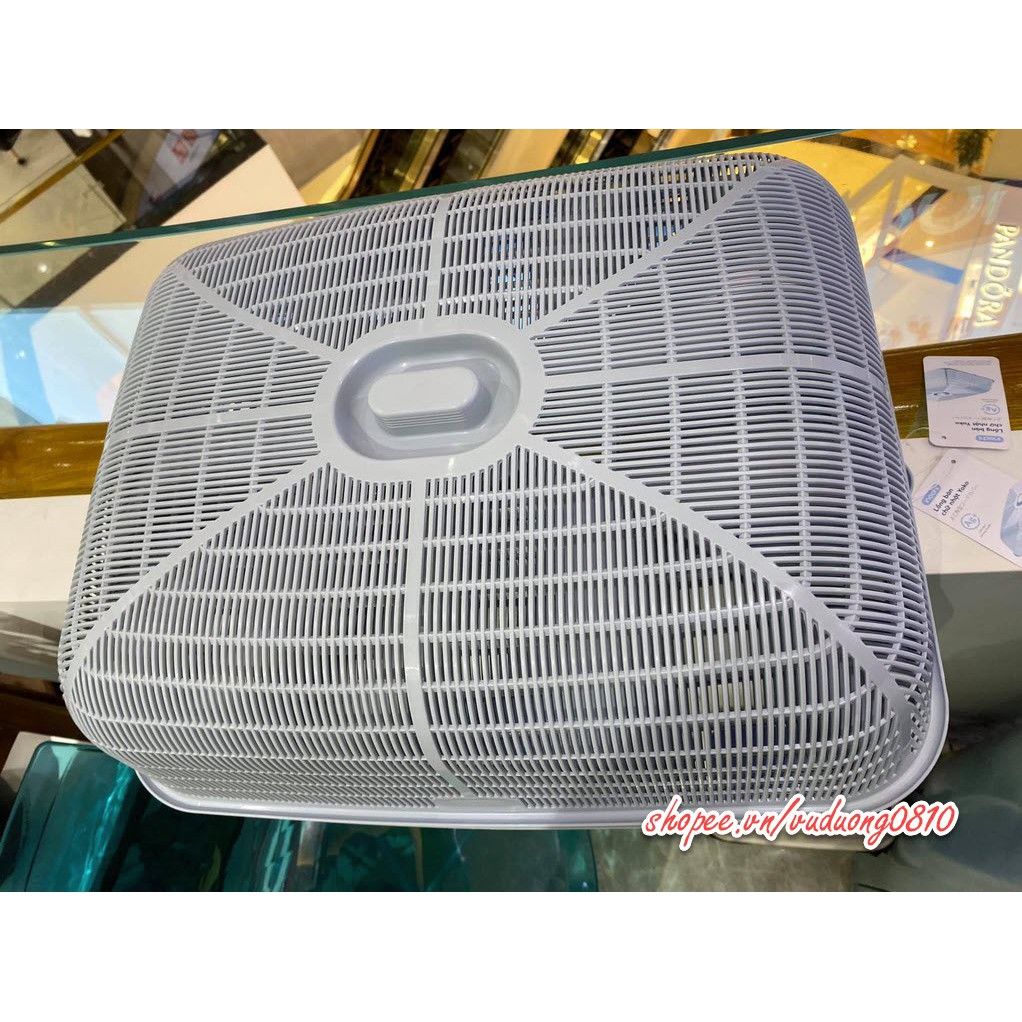 Lồng bàn chữ nhật Inochi - Ag+ kháng khuẩn khử mùi