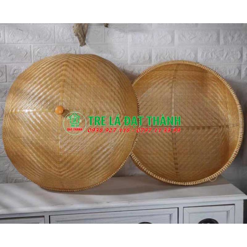 Lồng bàn mây tre đan hoa thị, LỒng bàn trang trí bằng tre, có nhiều màu