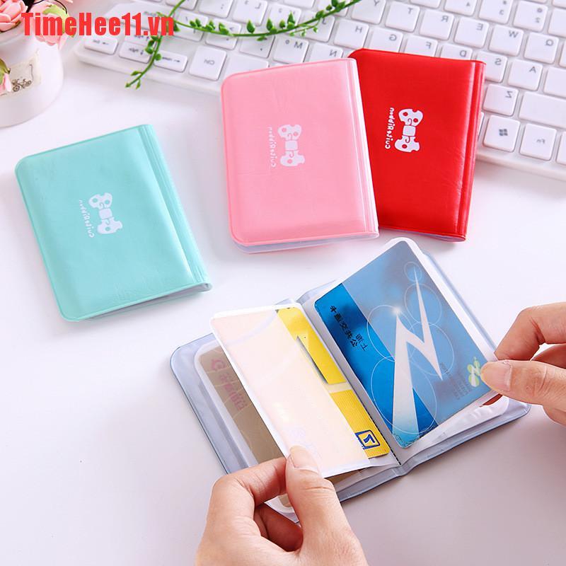 【TimeHee11】1pc Candy Color License Bag Documents Card Purse Passport Wallet C