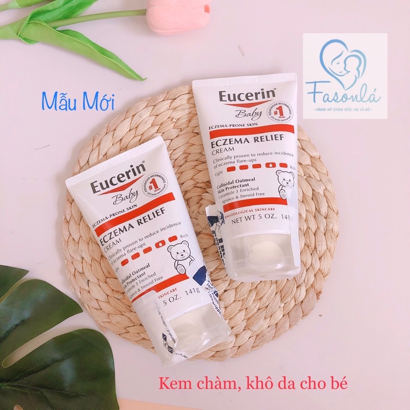 Kem Chàm, Lác Sữa Eucerin Baby Eczema Relife - cho bé từ 3m+