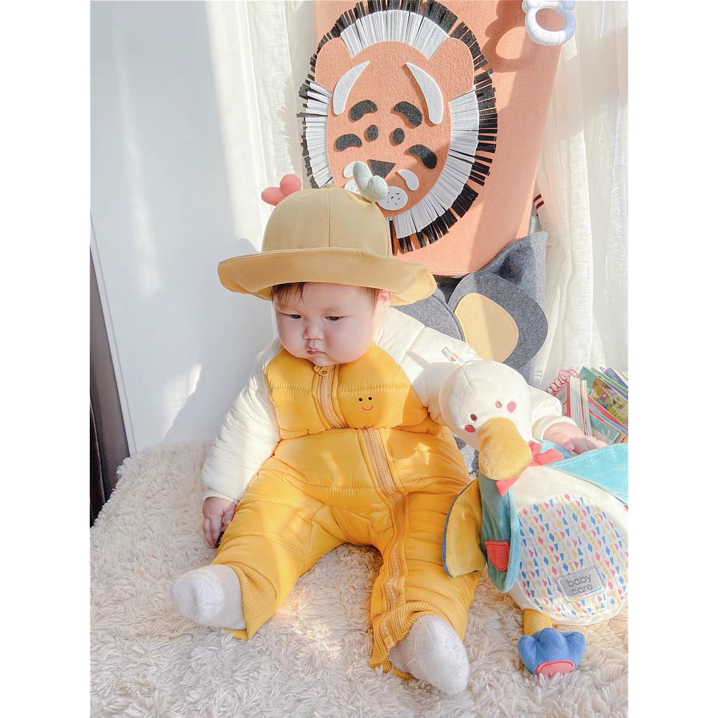 Mũ Cho Bé Gái , Nón Trẻ Em Rộng Vành Từ Sơ Sinh đến 3 Tuổi KidsOneStore Chất Thô Mềm MTE2