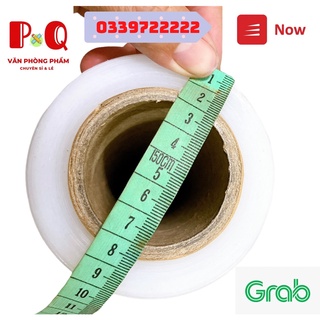 Màng pe/màng chít bọc hàng quấn bụng khổ 25cm 0.9kg lõi 150gram