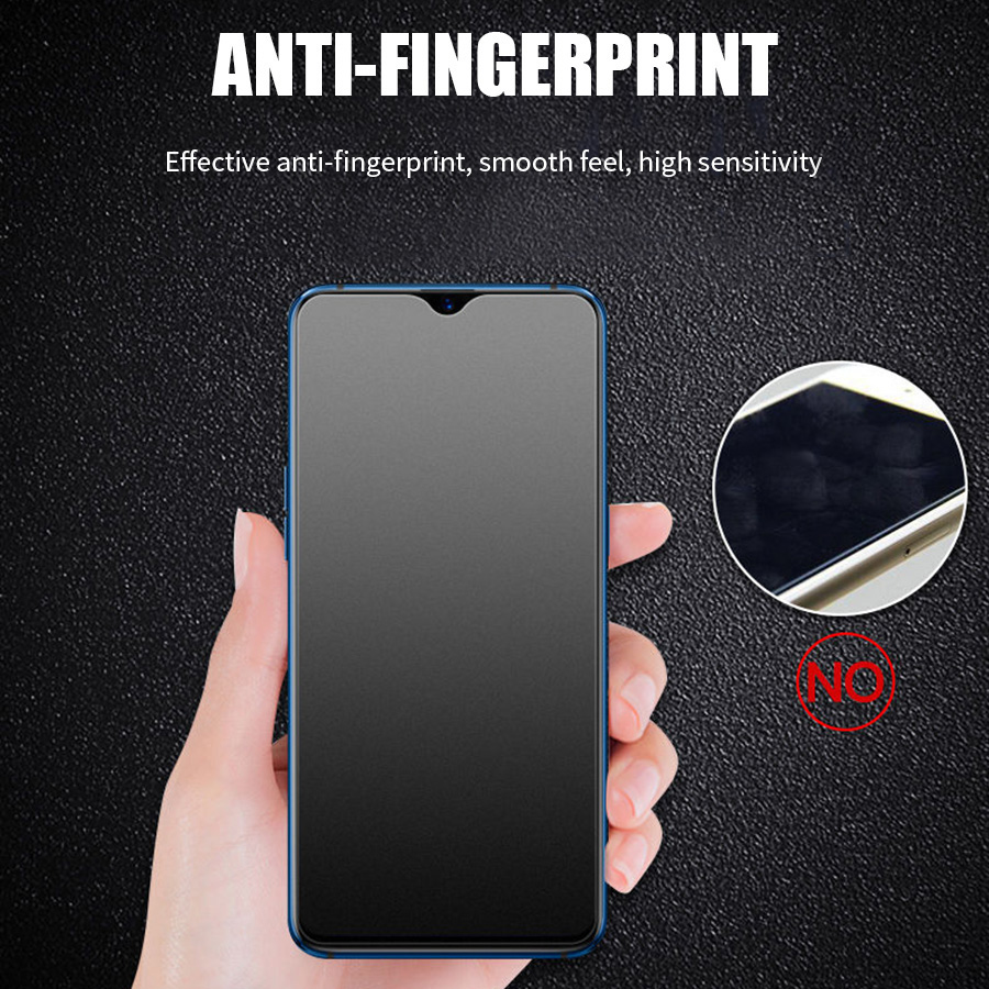 OPPO F5 F7 F9 F11 Pro Reno 4 3 A5 A9 2020 A3S A5S A12 A12E A31 A83 A92 A52 Matte Tempered Glass Screen Protector Frosted Anti-Glare Anti Fingerprints