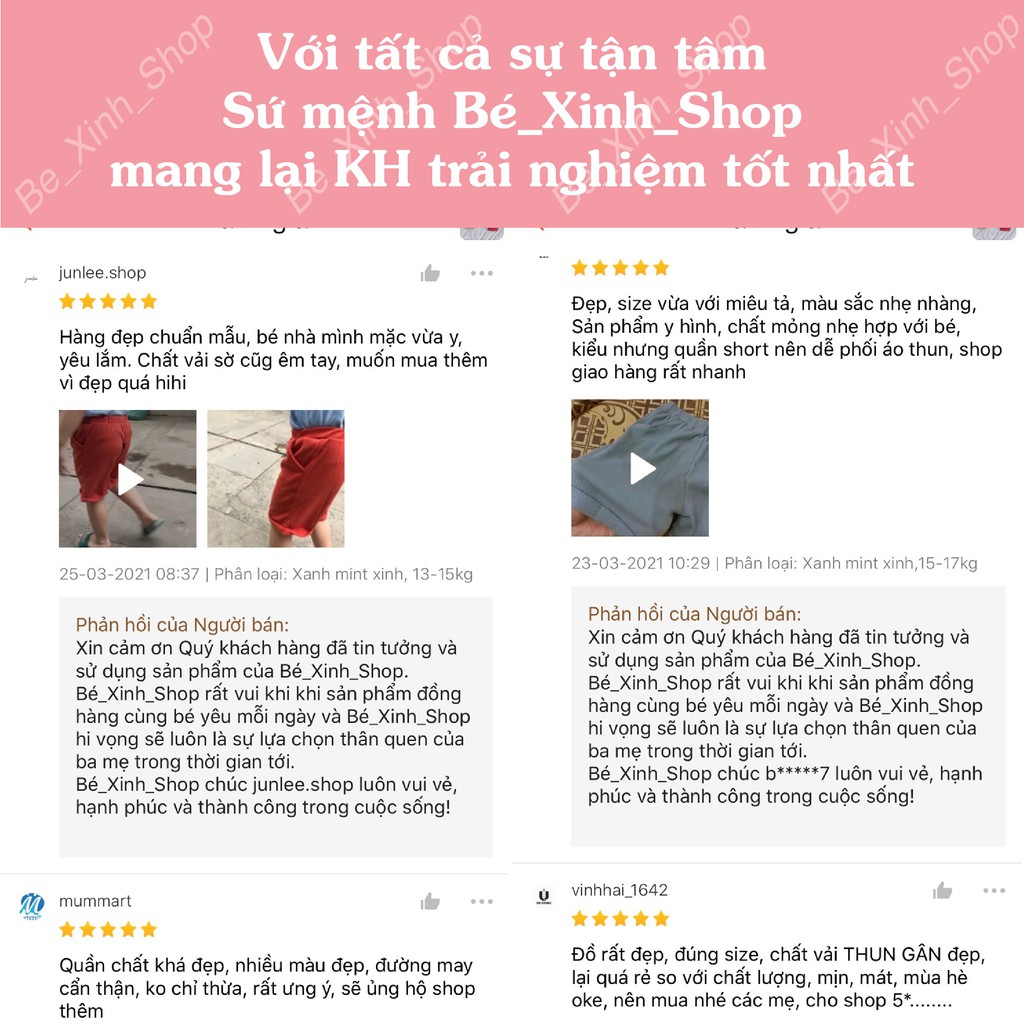 Quần short đùi cho bé trai trẻ em thun gân K woo [Hàng Hot] Quần thun SHORT sooc đùi cộc cho bé trai gái trẻ em K woo