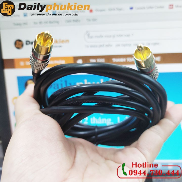 Cáp loa AV 1 ra 1 dài 3m gia rẻ dailyphukien