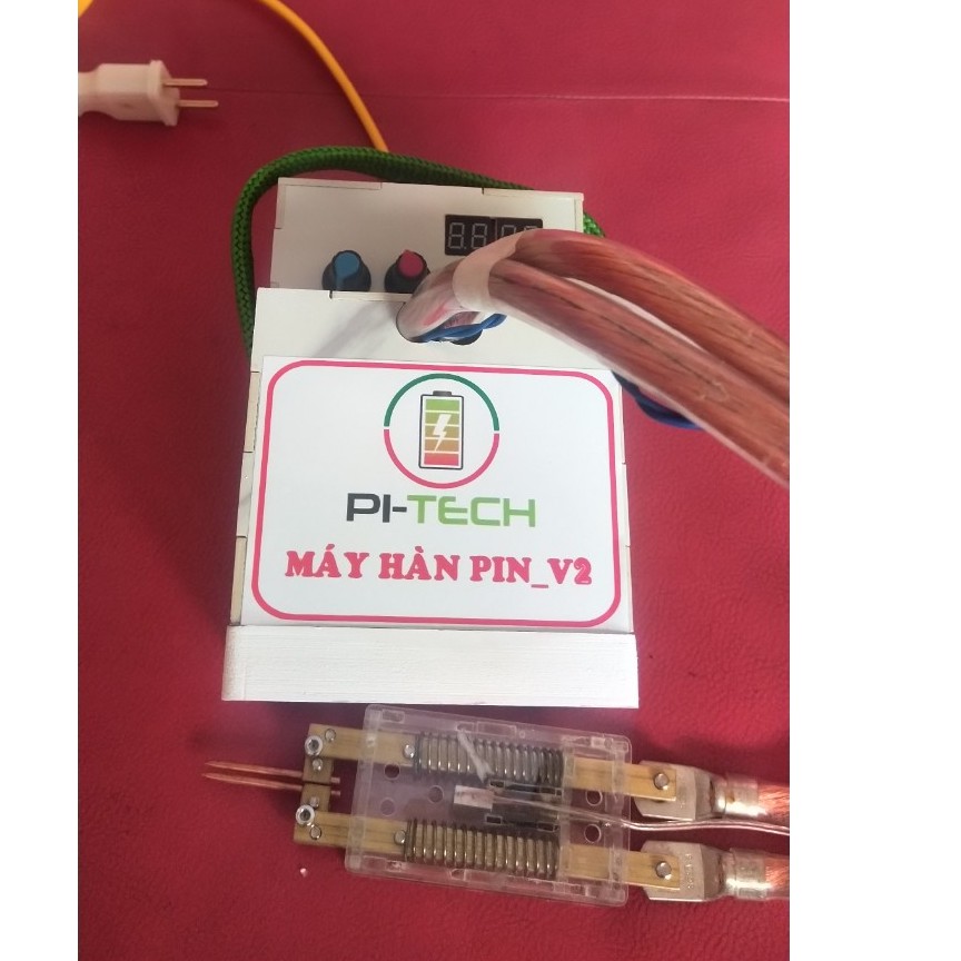 Máy hàn Cell pin tay hàn linh hoạt PI-TECH bản V2 công suất lớn (Máy hàn pin)