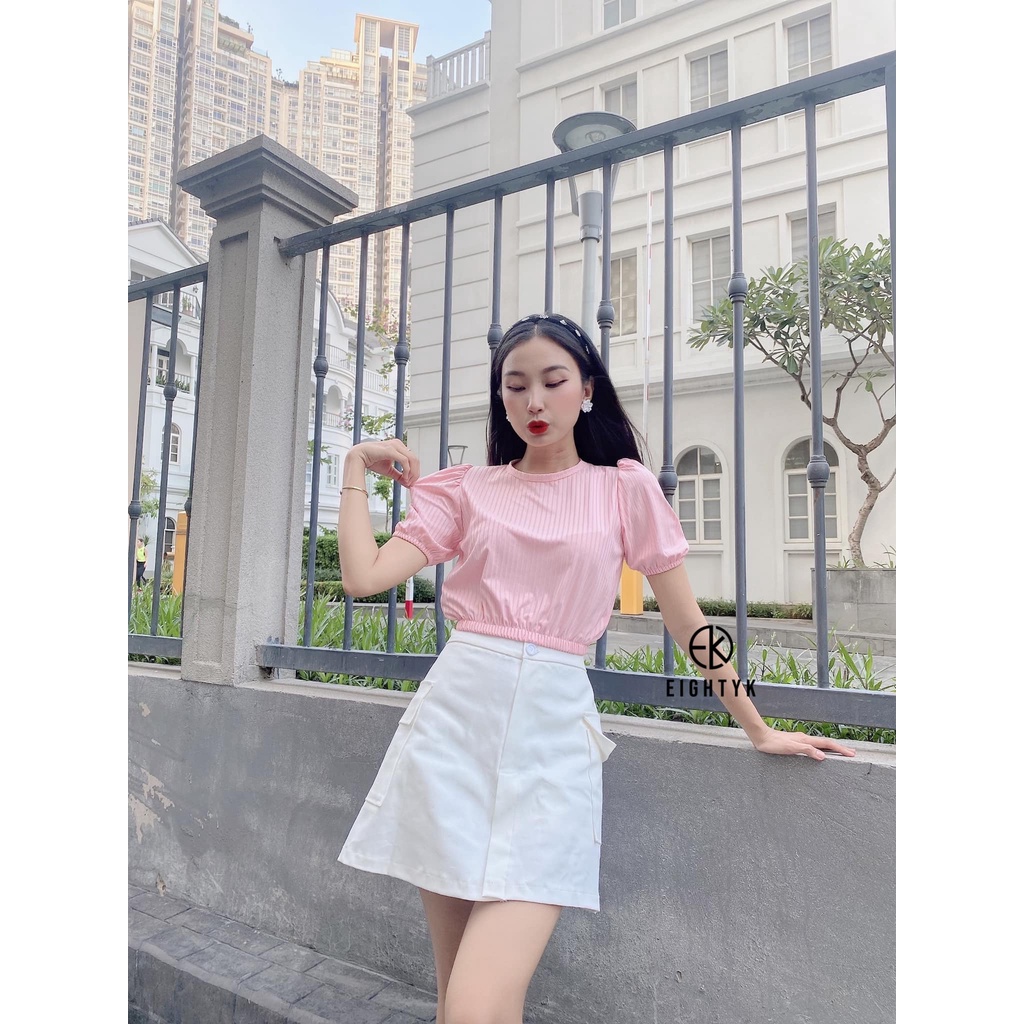 Chân Váy Ngắn Phối Túi Hộp | BigBuy360 - bigbuy360.vn