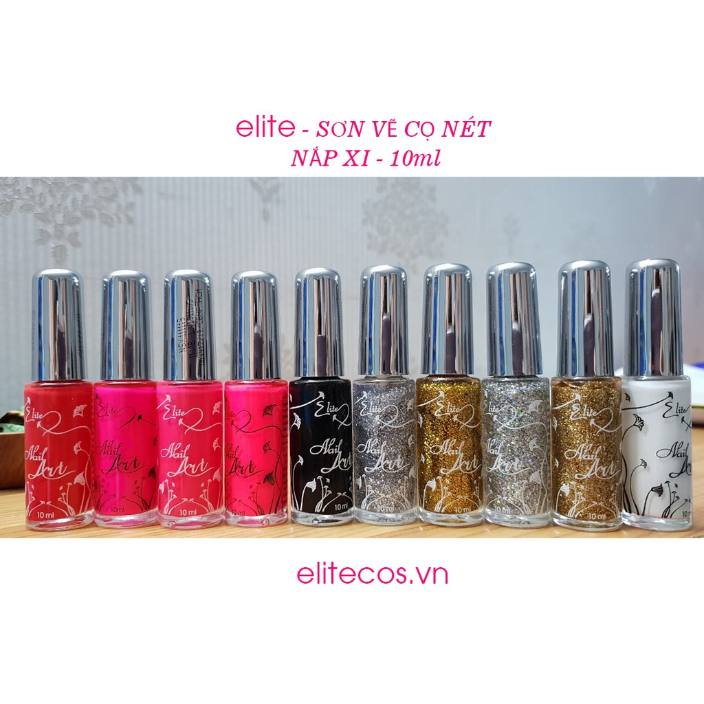 SƠN VẼ CỌ NÉT ELITE (Nắp Xi) - 10ml