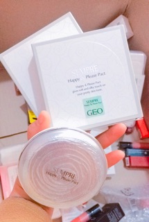 Phấn phủ siêu mịn siêu trắng da Geo Hàn Quốc