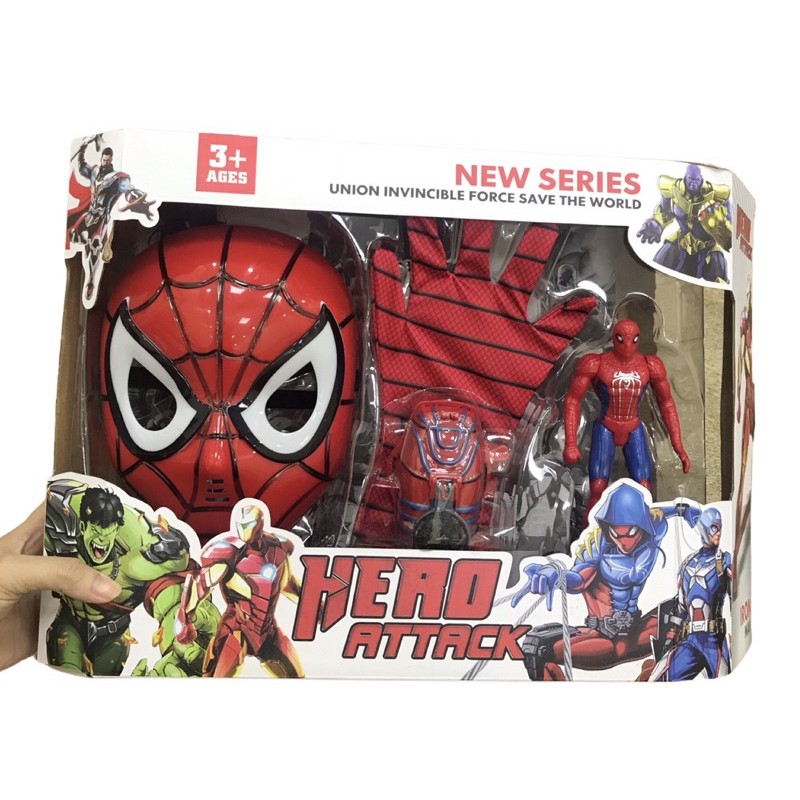 Đo chơi spider man phát sáng có âm nhạc cho bé Mẫu mới new series