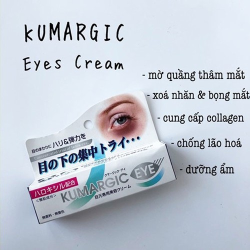 Kem dưỡng mắt, kem mắt kumagic ex nhật bản chính hãng tan quầng thâm mắt mờ nếp nhăn chống lão hóa Cosmetic999