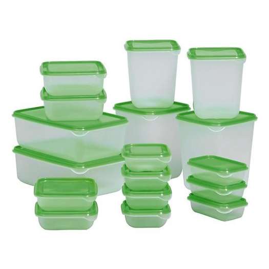 $Hộp nhựa đựng thực phẩm$ -Bộ 17 hộp nhựa đựng thực phẩm chất liệu nhựa cao cấp