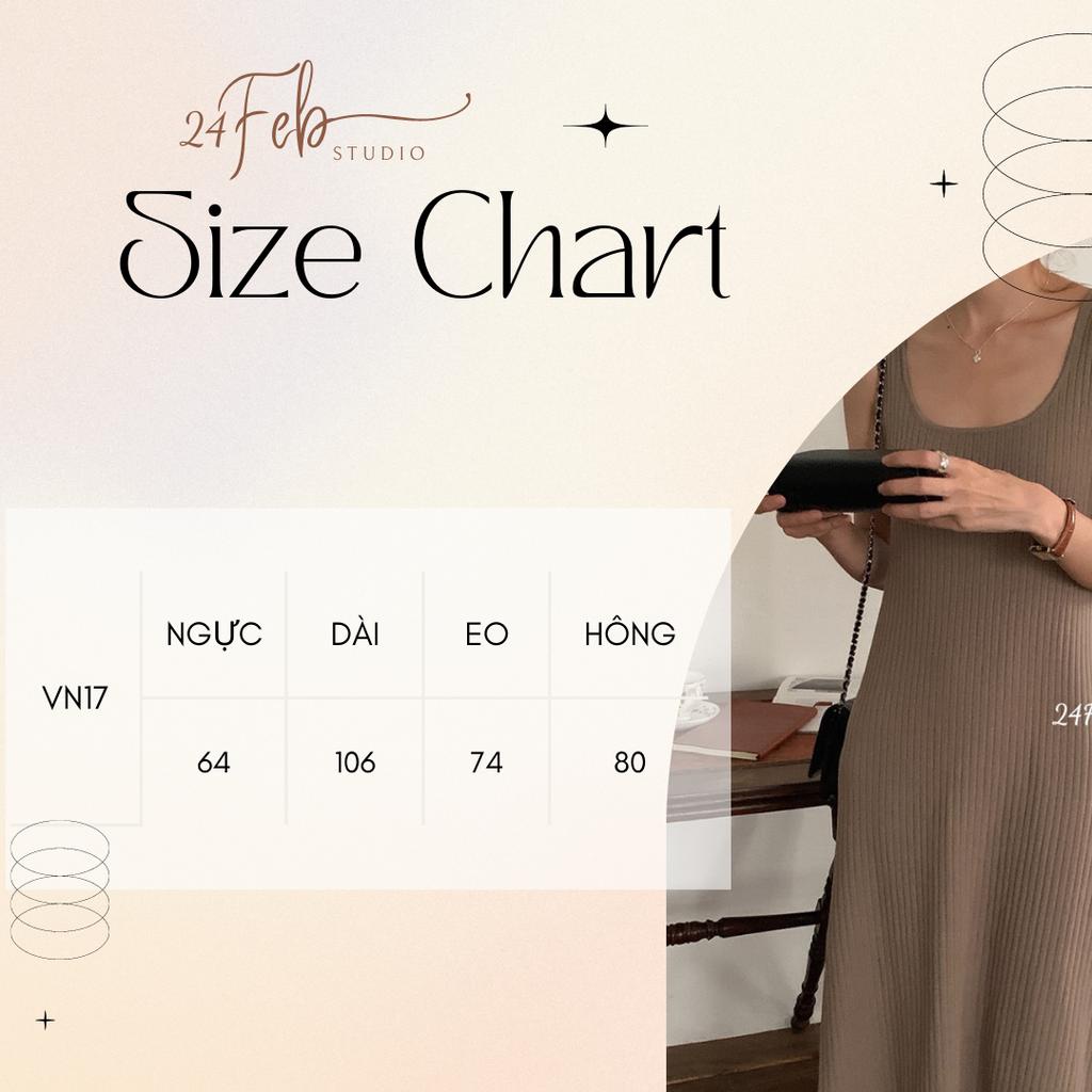 Váy hai dây len gân dáng xuông phong cách Vintage Hàn Quốc