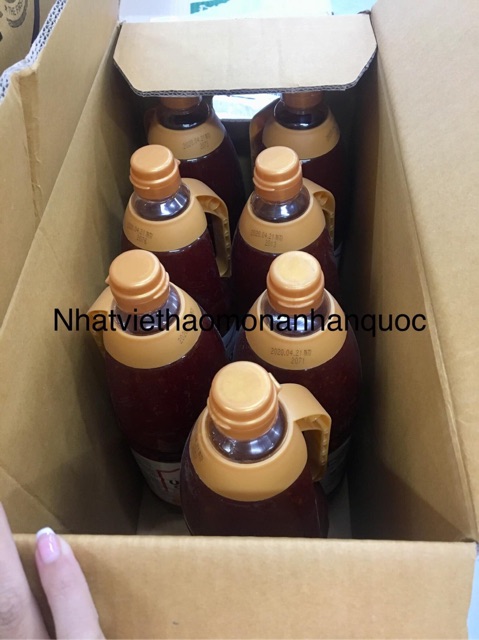 Sốt gà Cay/ ngọt Chungwoo 2.1kg Hàn quốc chai lớn