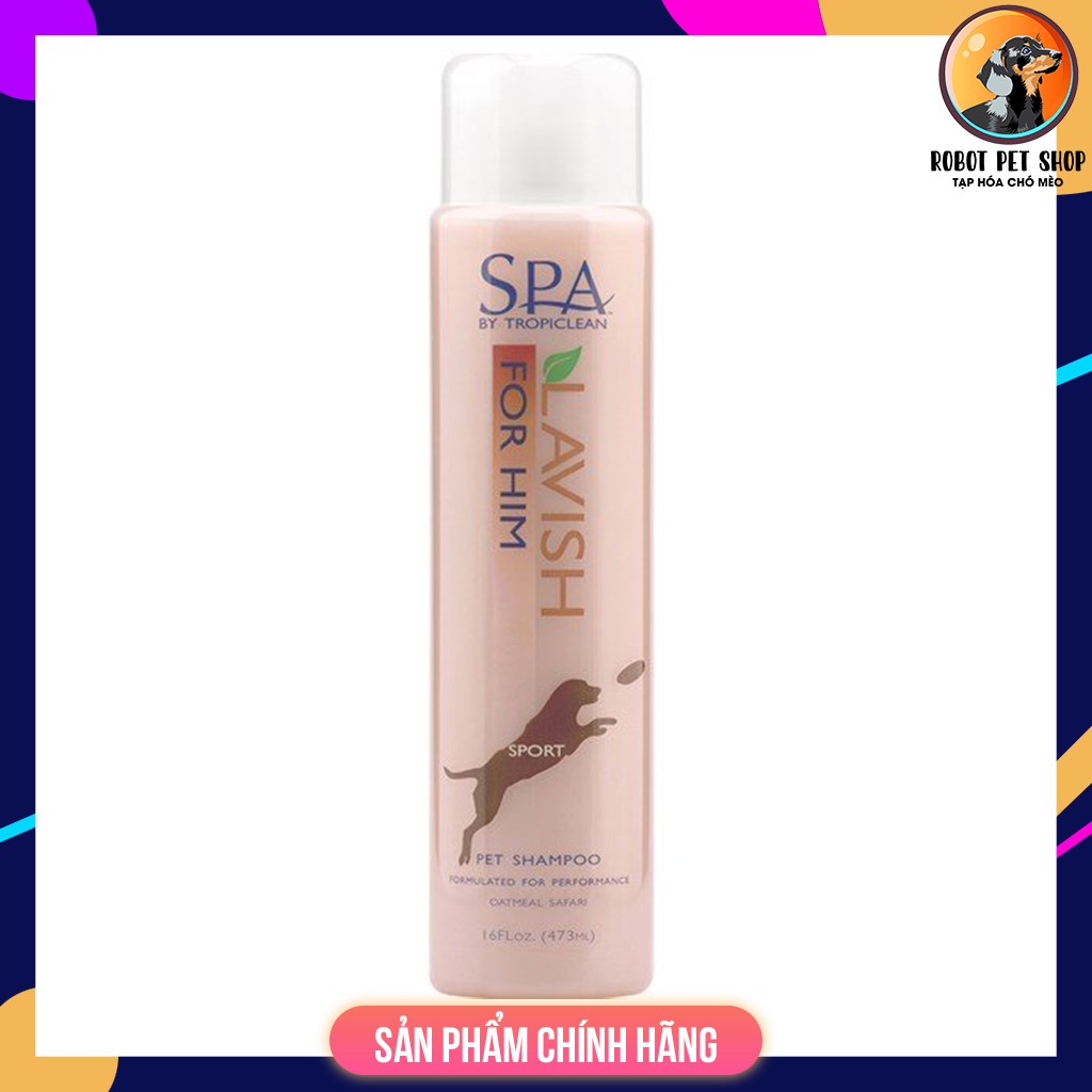 DẦU GỘI DƯỠNG LÔNG MỀM MƯỢT THƯ GIÃN CHO CHÓ MÈO - TROPICLEAN SHAMPOO