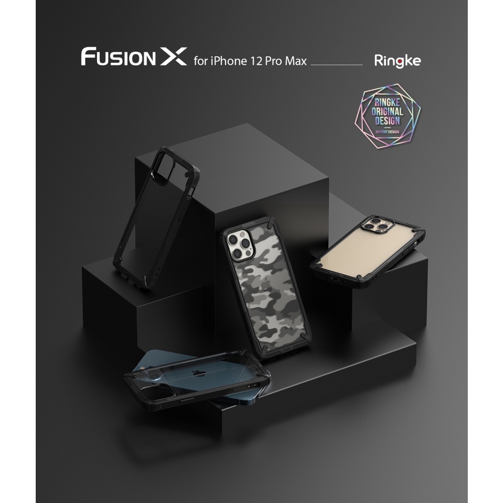 Ốp lưng iPhone 12/12 Pro/12 Mini/12 Pro Max RINGKE Fusion X