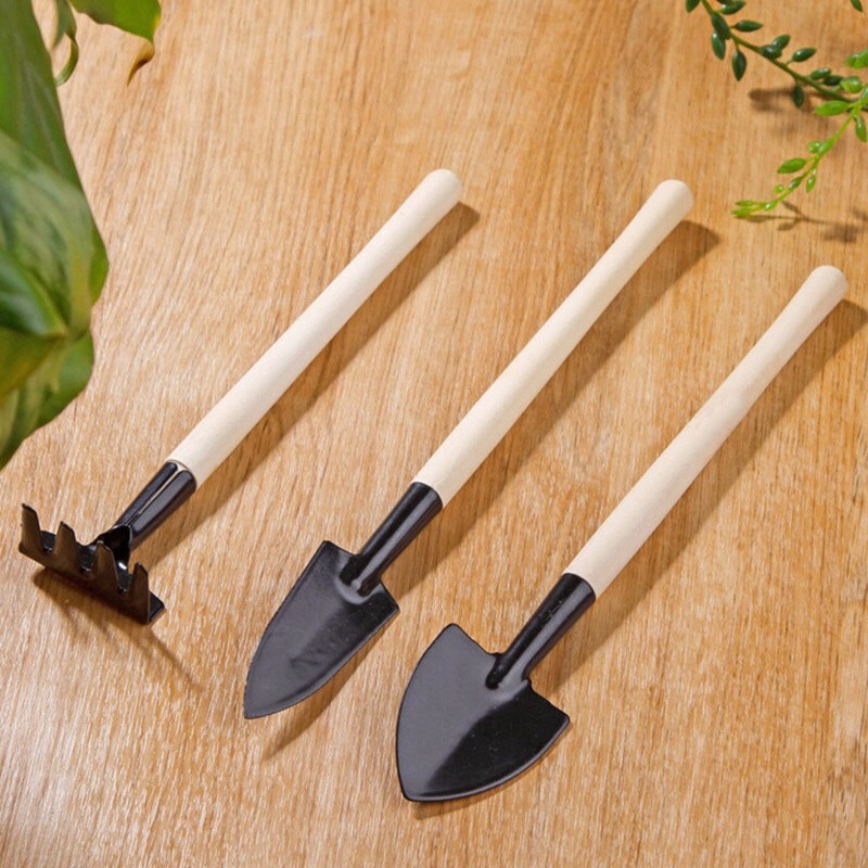 BỘ 3 DỤNG CỤ LÀM VƯỜN MINI trồng sen đá, xương rồng gọn đẹp