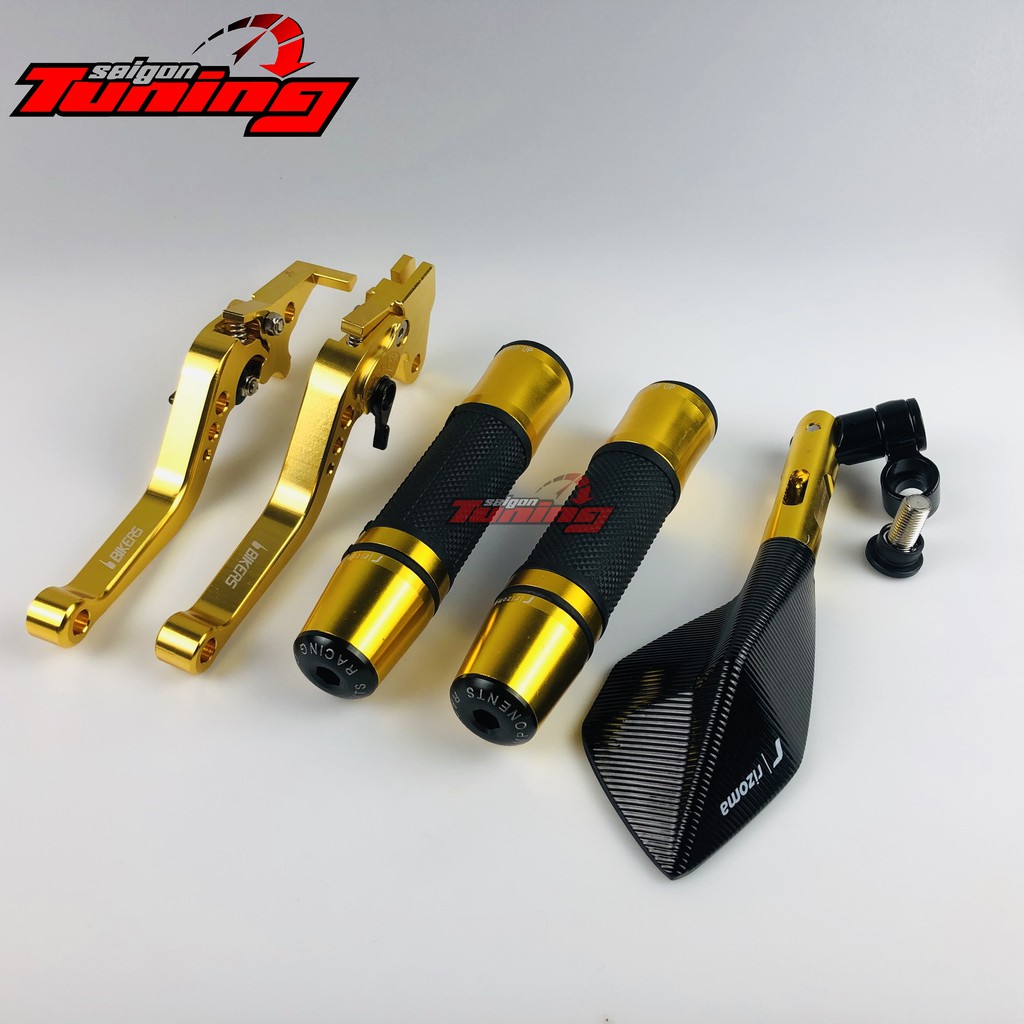 XE EXCITER VÀ NVX  COMBO 3 BAO TAY RIZOMA +THẮNG  6 SỐ +GƯƠNG RIZOMa