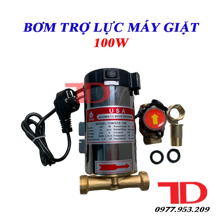 Máy Bơm Tăng Áp Cho Bình Nước Nóng Lạnh, Máy Giặt 150W, 100W