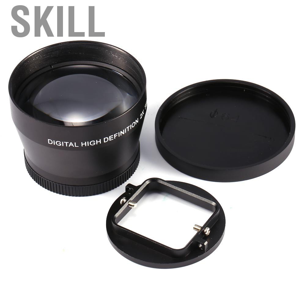 Skill Super Telephoto Lens 52mm Professional 2.2x Zoom for DSLR