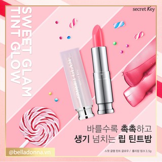 Son Dưỡng Có Màu Secret Key Sweet Glam Tint Glow 3.5g