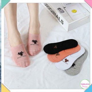 Tất vớ nữ cổ ngắn hàn quốc chất cotton đẹp cute dễ thương TN14