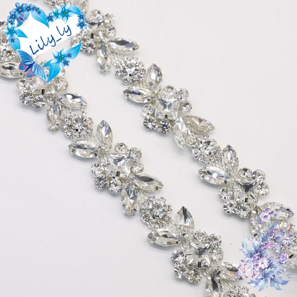 1904773     Phụ Kiện Dây Xích Đính Đá Trang Trí Váy Cưới Phong Cách Mới diy