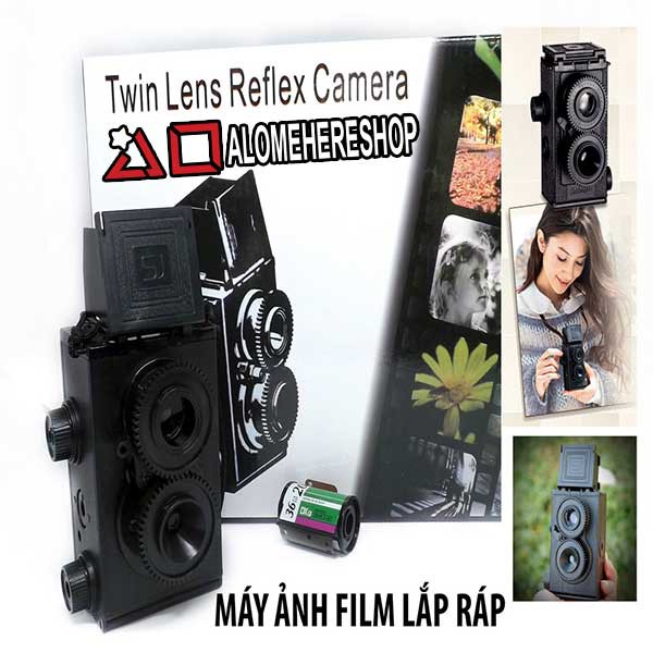 Mô Hình Lắp Ráp Máy Chụp Ảnh Lomo Hai Ống Kính