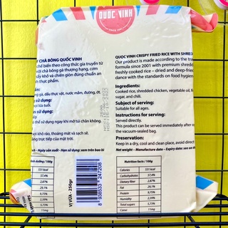 Cơm cháy Quốc Vinh gói 250g