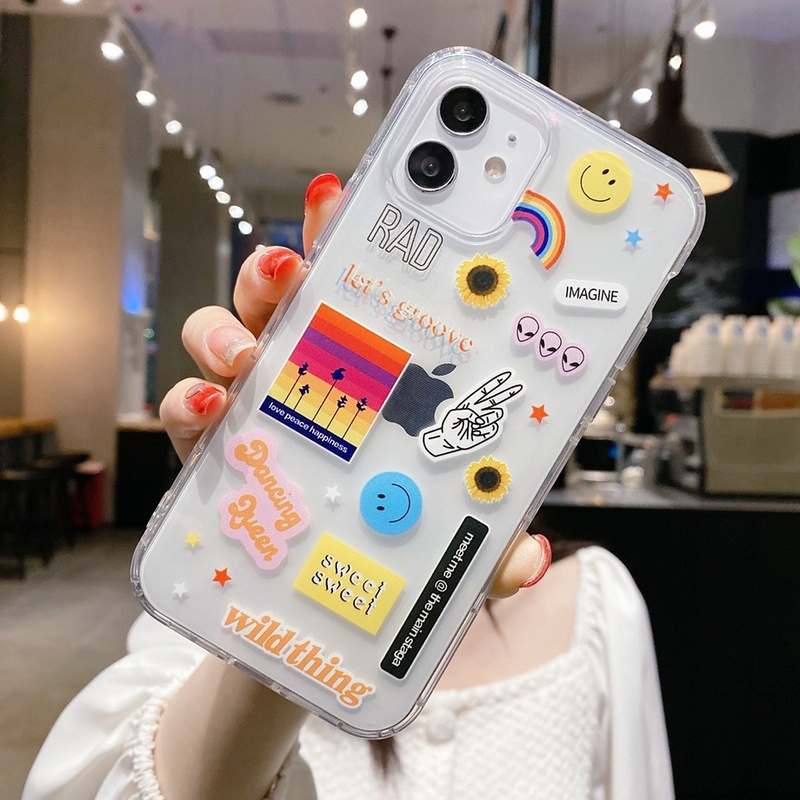 Samsung Galaxy A32 A12 A02S A42 5g S20 Fe M51 A21S A51 A71 A31 M31 A50 A70 A30S A50S A30 A20 A11 Ốp Lưng Họa Tiết Hình Mặt Cười Đáng Yêu Cho | BigBuy360 - bigbuy360.vn