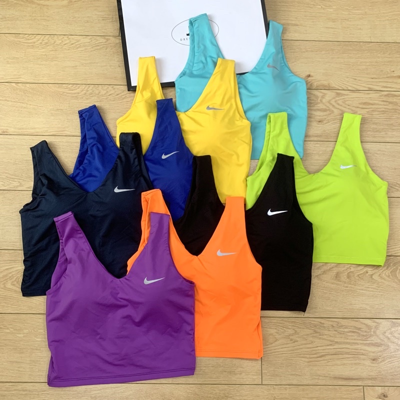 ÁO TẬP GYM YOGA NỮ, ÁO CROPTOP SÁT NÁCH LƯNG ĐẮP CHÉO VẢI THUN (TẶNG KÈM MÚT)