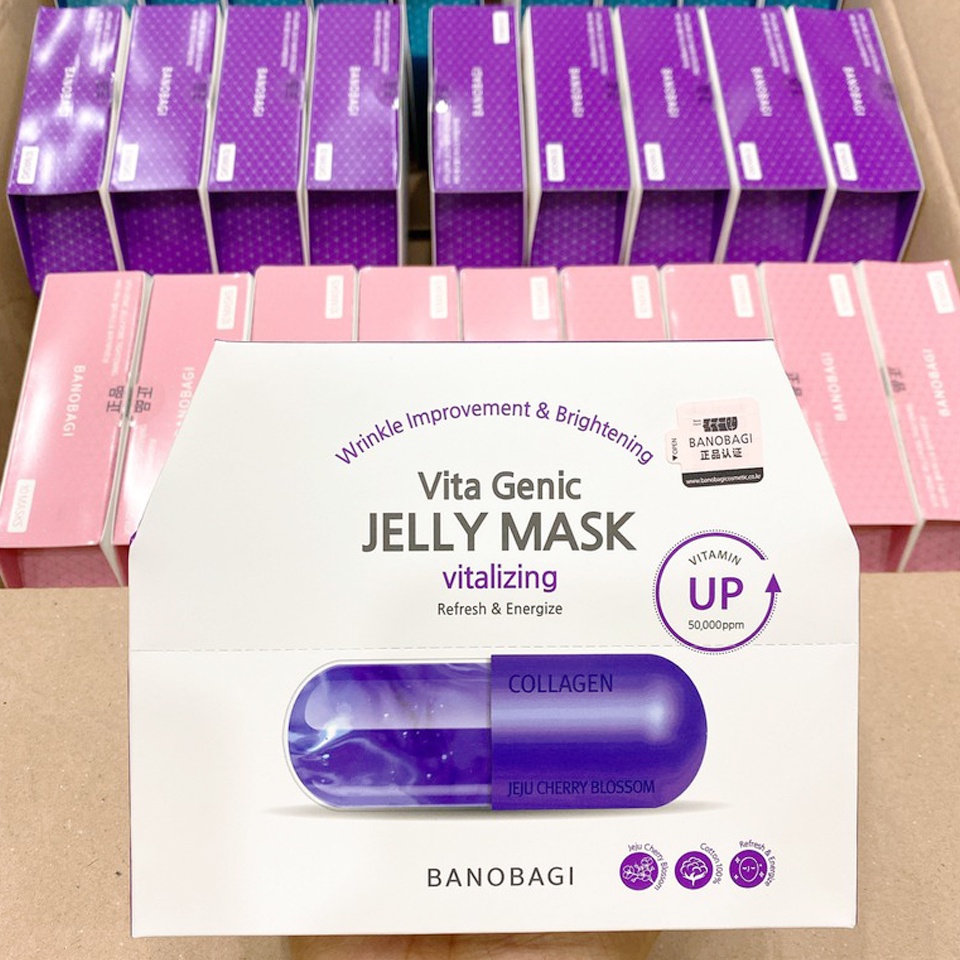 Mặt nạ Banobagi Vita Genic Jelly Mask Cica 30ml dưỡng ẩm dưỡng da mẫu mới