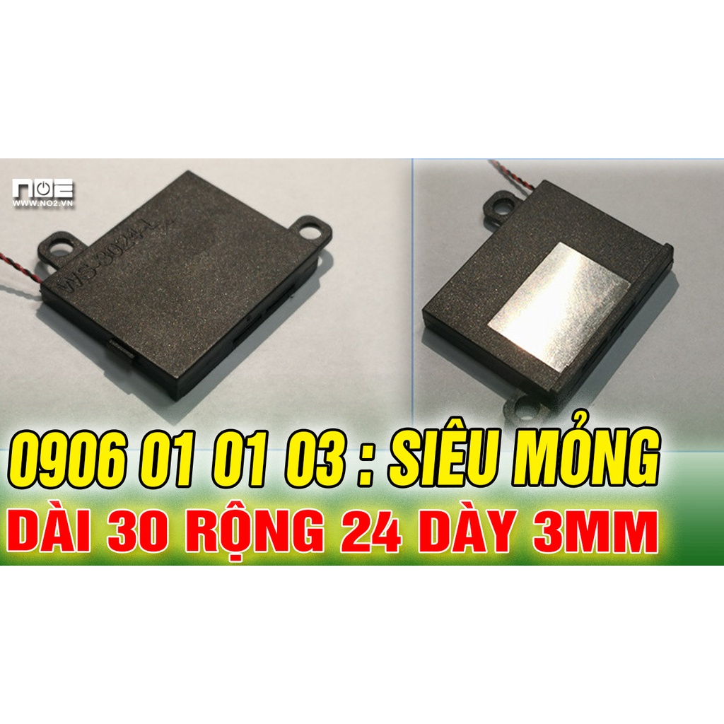 Loa độ laptop N8 , loa chế laptop siêu mỏng cho laptop đời cao, Dài 30 rộng 24 dày 2.5mm âm thanh siêu hay