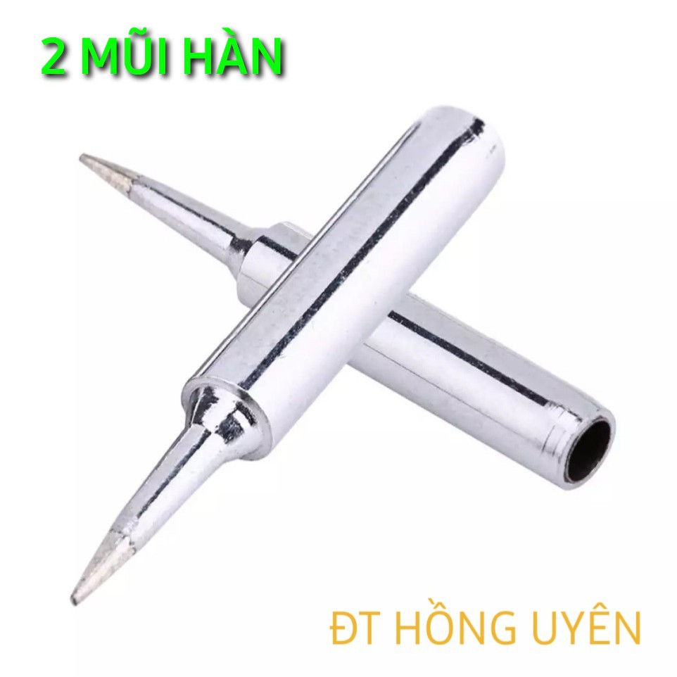Bộ 2 mũi hàn hakko 936 - hakko 937 - hakko 900M T-I. Mũi hàn mạ niken bám thiếc tốt, độ nóng cao