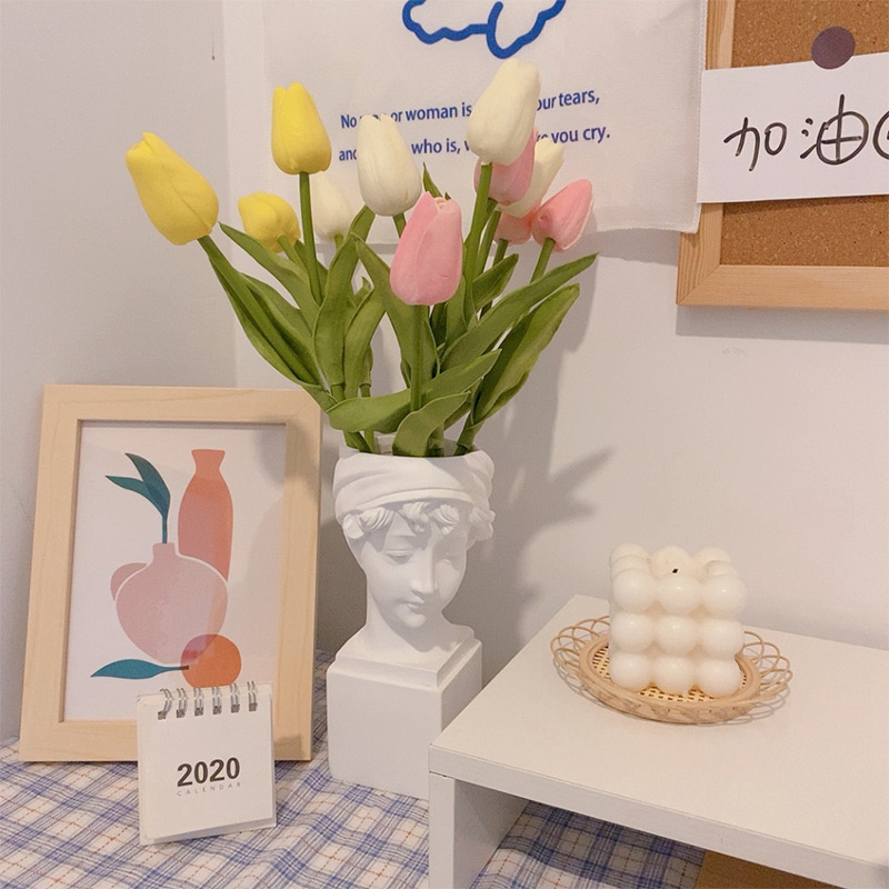 Hoa Tulip Nhân Tạo Trang Trí Nhà Cửa