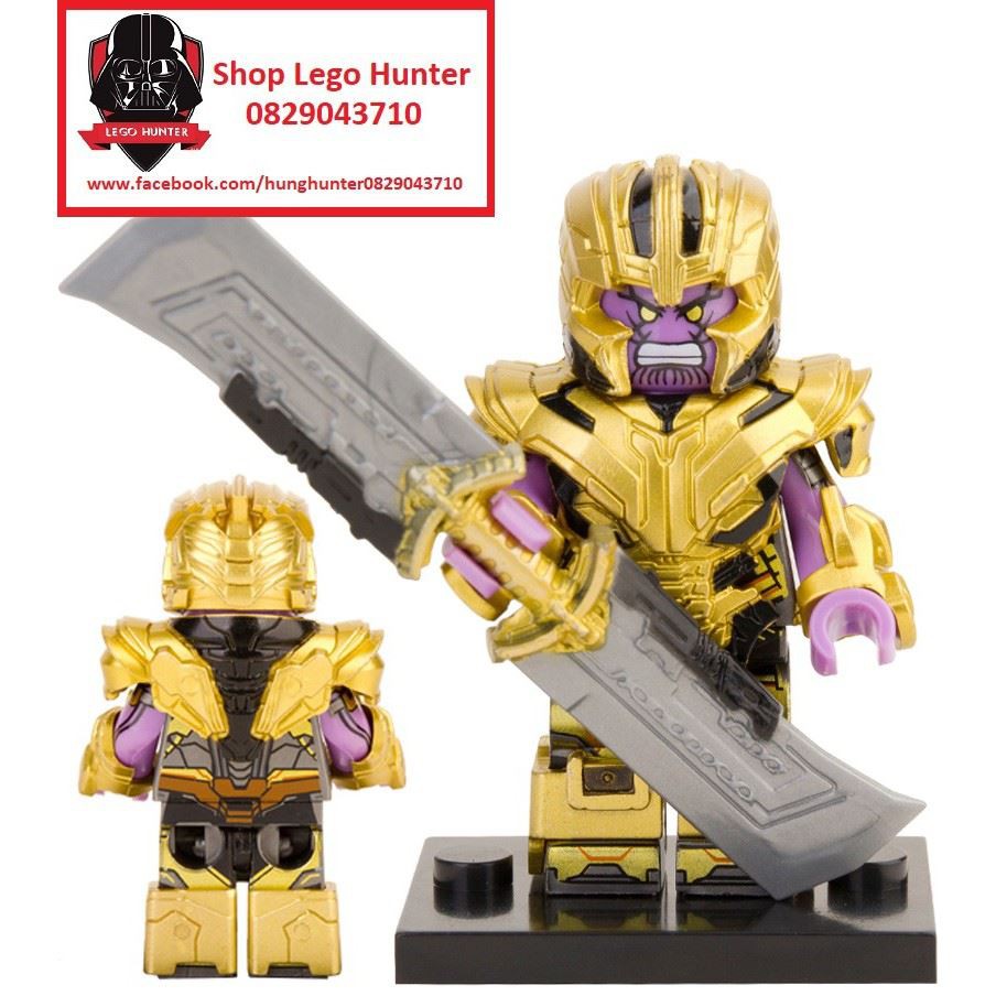 Lego Marvel Minifigures nhân vật siêu phản diện Thanos WM 788