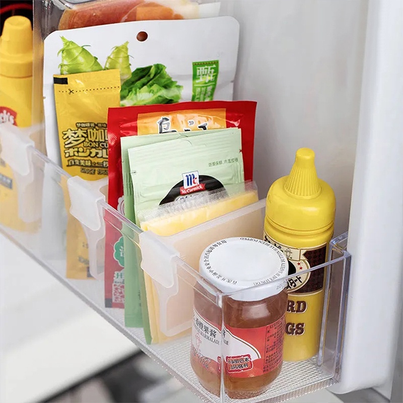 Khóa Chia Ngăn Tủ Lạnh Trong Suốt Đa Năng Tiện Dụng