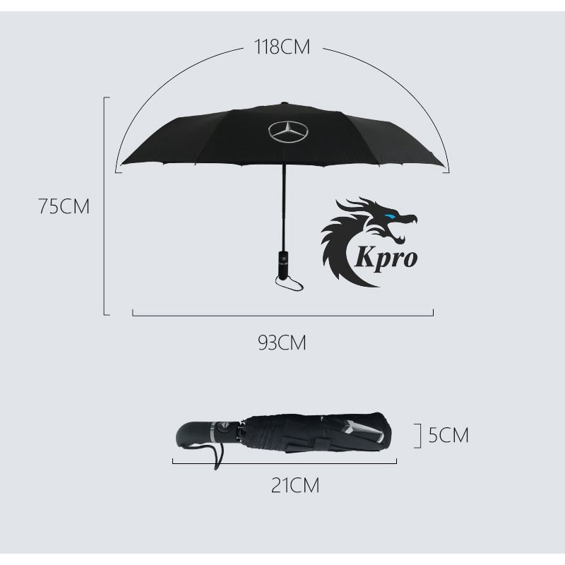Ô, dù logo ô tô tự động đóng mở, dù logo xe hơi - Hàng Kpro chất lượng cao