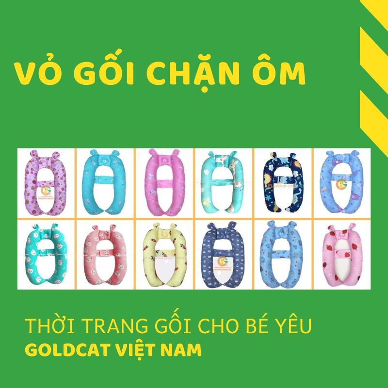 [Mã BMBAU50 giảm 7% đơn 99K] Vỏ Gối Chặn Ôm GOLDCAT Vải Thô Lụa Mềm Mịn, Thiết Kế Nhiều Màu Sắc Và Hình Dáng Độc Đáo