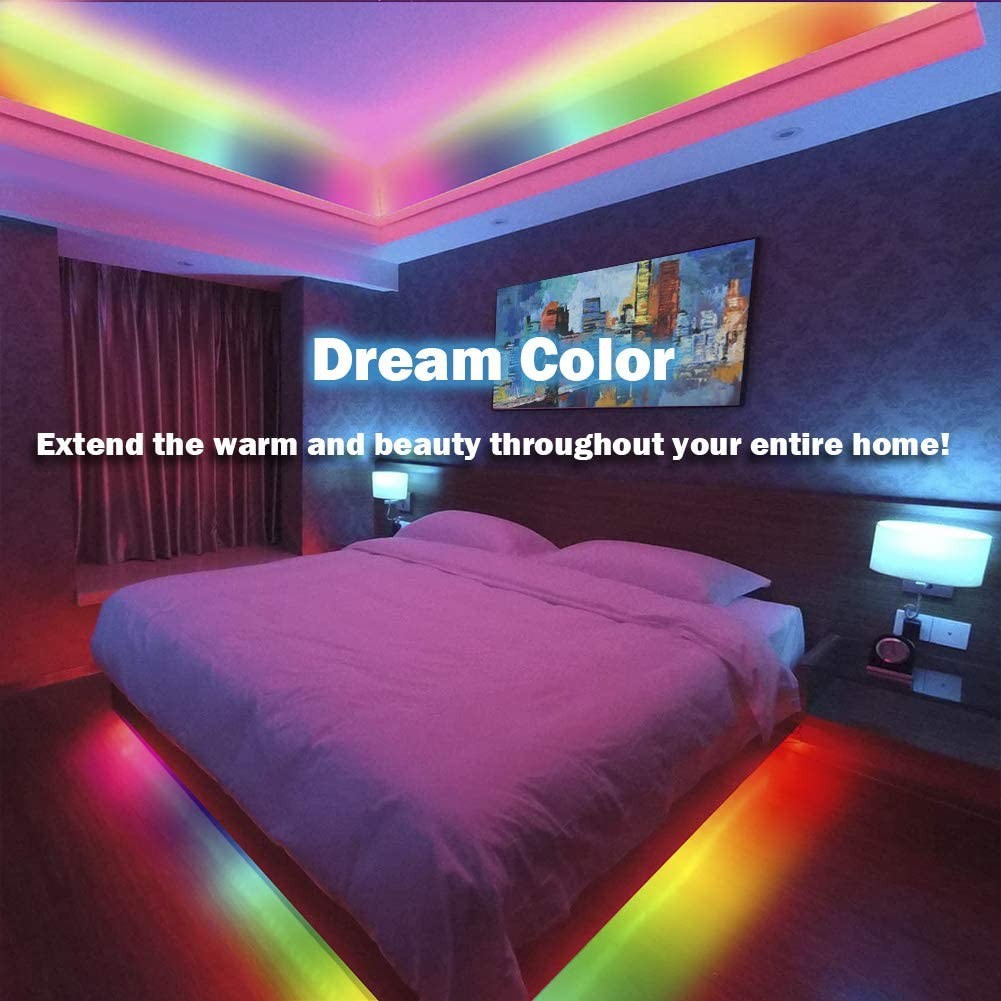 Bộ đèn Led đổi màu hiệu ứng độc lập đẹp mắt , cảm ứng âm thanh dùng trang trí phòng khách , phòng karaoke ,phòng  tiệc..