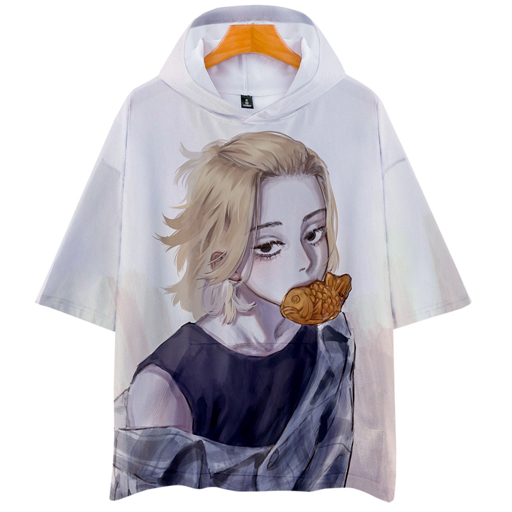 Áo Thun Tay Ngắn Cổ Tròn In Chữ Tokyo Revenge 2021 Dành Cho Nam | BigBuy360 - bigbuy360.vn