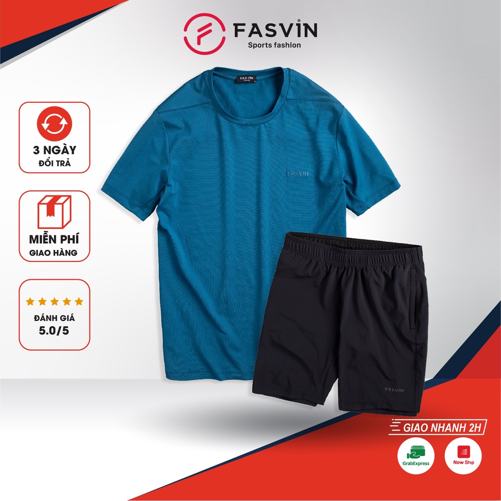Bộ Quần ÁoThể Thao Nam FASVIN AT22511.SG Hàng Nhà Máy Chất Liệu tốt Phom Dáng Đẹp