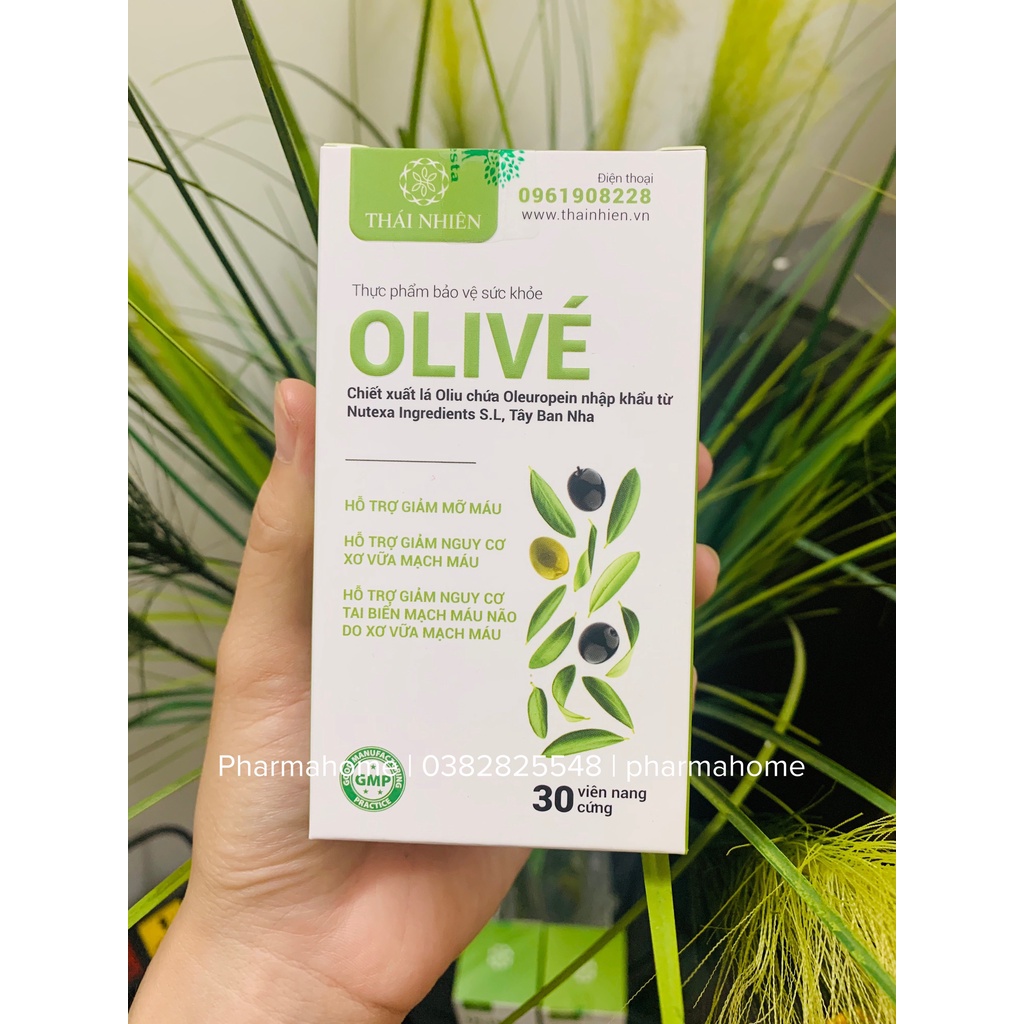 Viên uống Olive - Hỗ trợ giảm mỡ máu, 30 viên