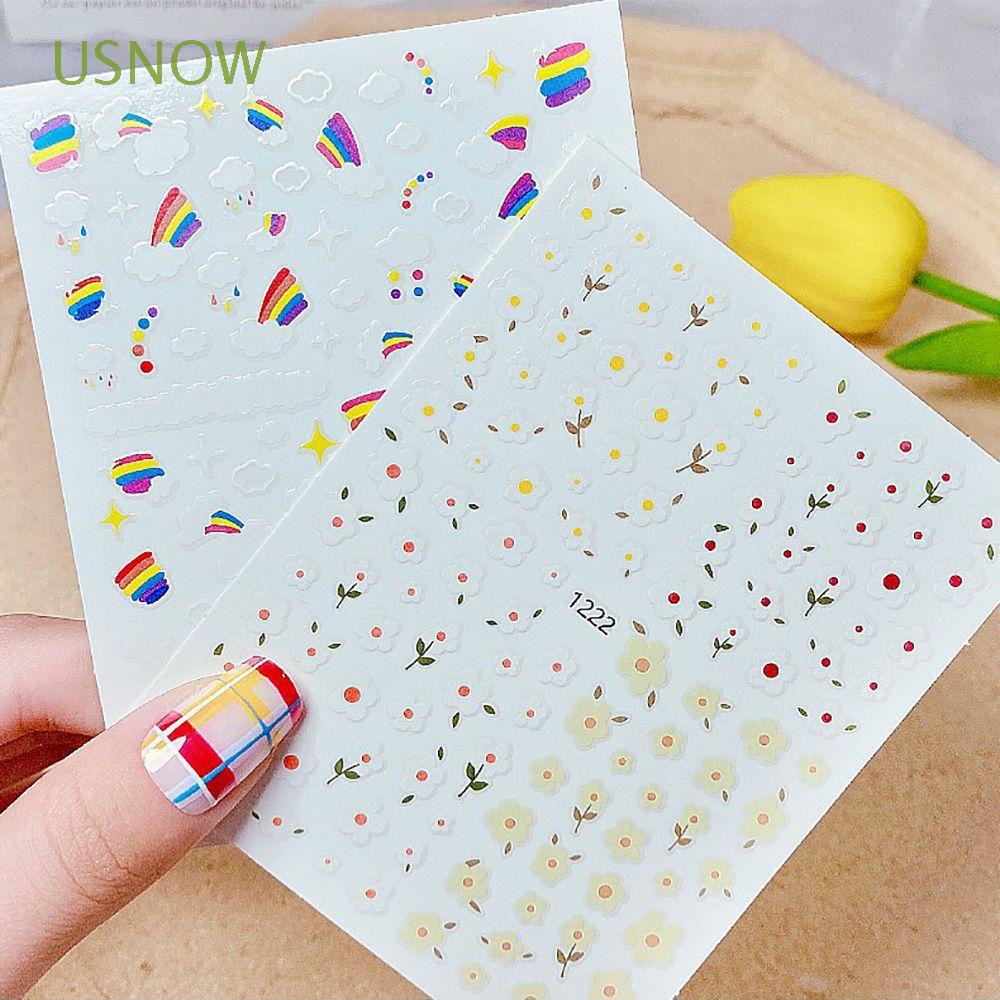 [Hàng mới về] Tờ miếng dán trang trí móng tay nghệ thuật nhiều mẫu hoạt hình tùy chọn đáng yêu DIY dành cho phái đẹp