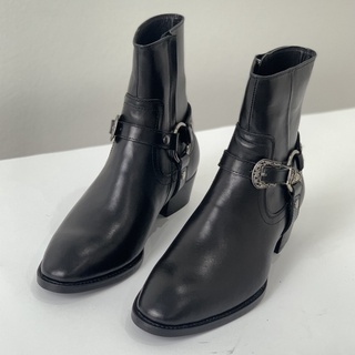 (Da Bò) Harness boots đế phíp gỗ cao 5cm