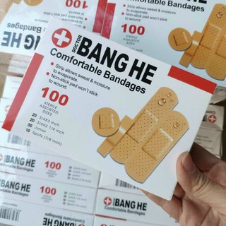 Băng gâu dán vết thơng, hộp 100c y hình.