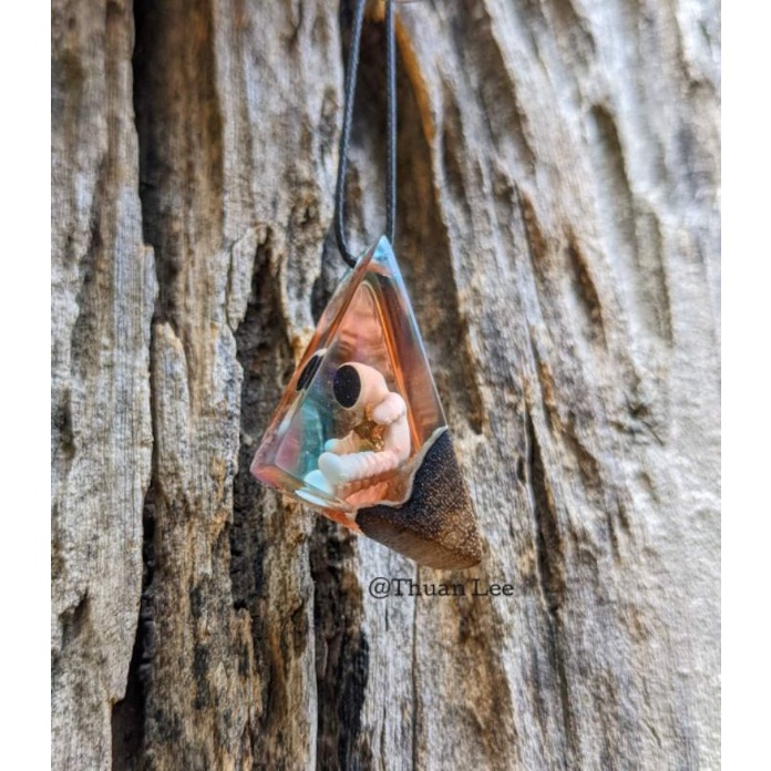 Mô hình Phi Hành Gia Hái Sao Mini dùng trong sáng tạo nghệ thuật thủ công Resin, Resin Keycap